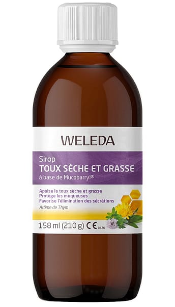 Sirop toux sèche et grasse à base de Mucobarryl®
