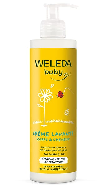 Crème lavante Corps et Cheveux au Calendula